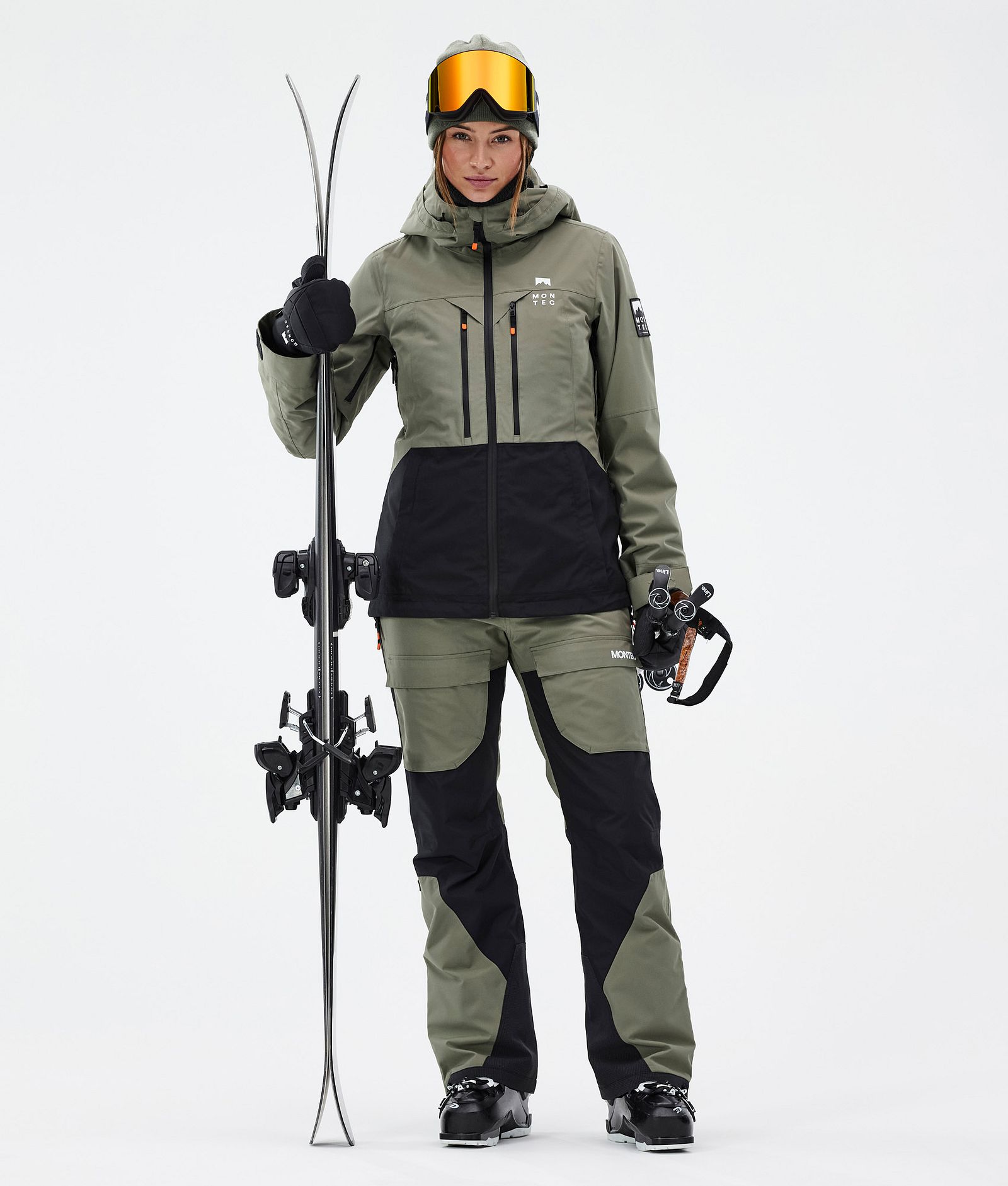 Montec Fawk W Ski Pants Women Greenish/Black