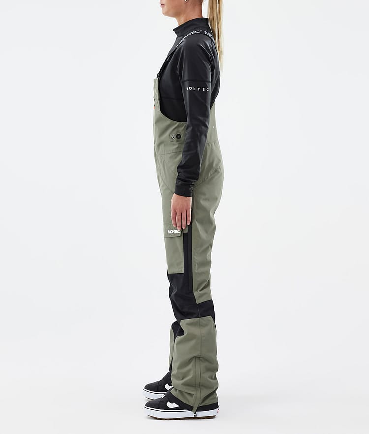 Montec Fawk W Snowboard Pants Women Greenish/Black