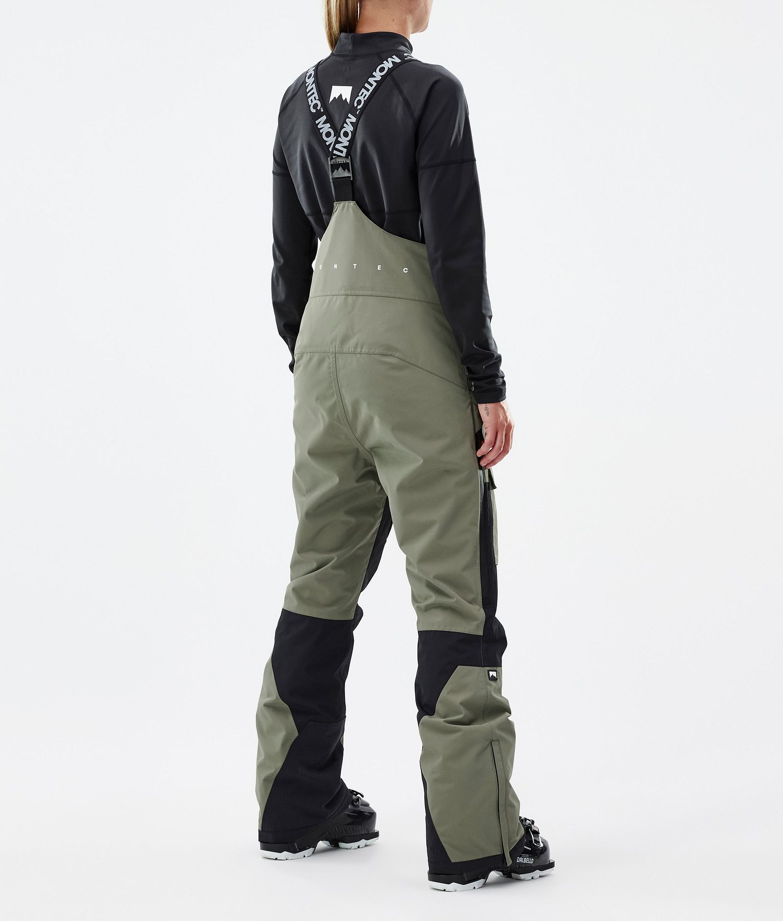 Montec Fawk W Spodnie Narciarskie Kobiety Greenish/Black, Zdjęcie 4 z 7