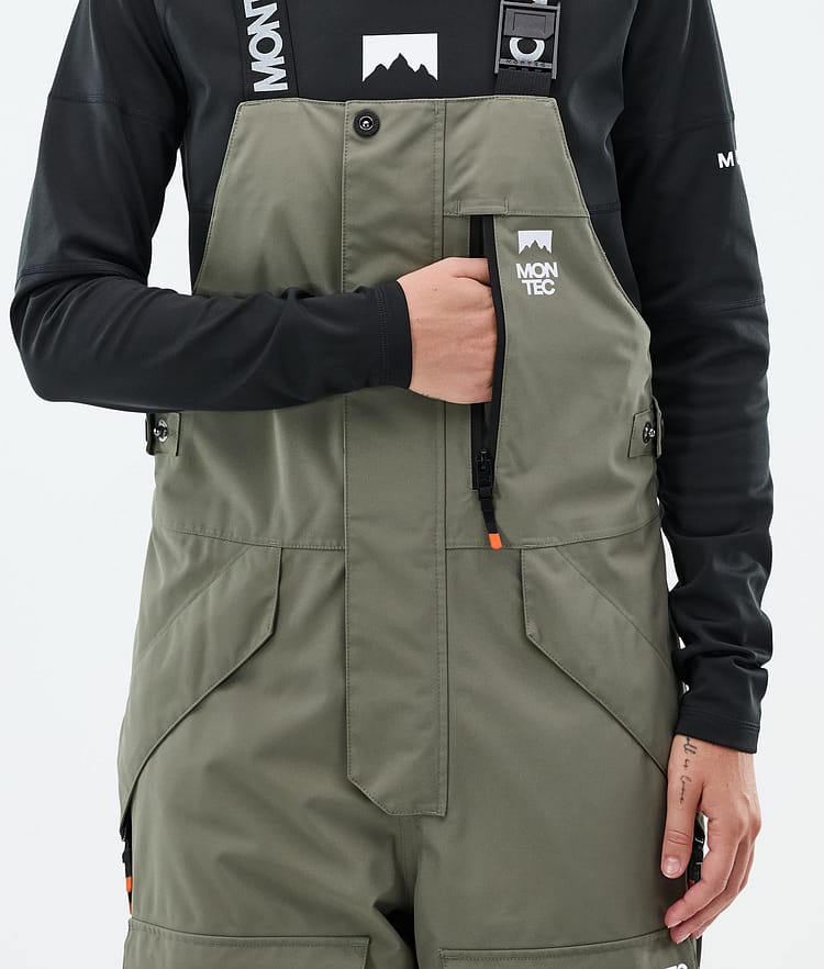 Montec Fawk W Skibroek Dames Greenish/Black, Afbeelding 6 van 7
