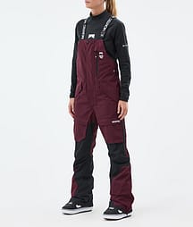 Montec Fawk W Pantaloni Snowboard Donna Burgundy/Black