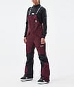 Montec Fawk W Pantaloni Snowboard Donna Burgundy/Black