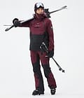 Montec Fawk W Pantalon de Ski Femme Burgundy/Black, Image 2 sur 7
