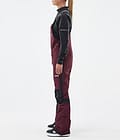 Montec Fawk W Pantalon de Snowboard Femme Burgundy/Black