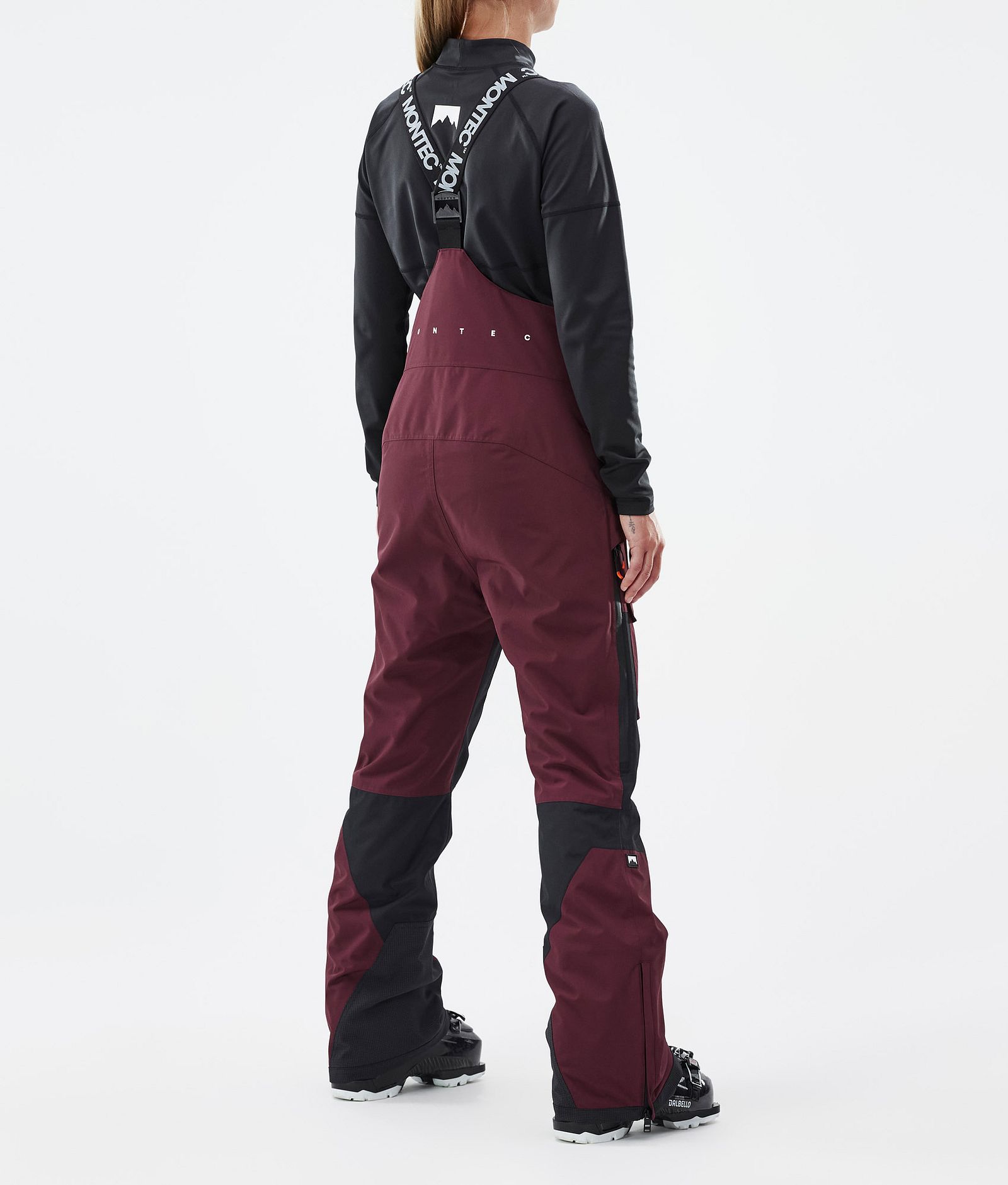 Montec Fawk W Pantalon de Ski Femme Burgundy/Black, Image 4 sur 7