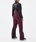 Montec Fawk W Pantalon de Snowboard Femme Burgundy/Black, Image 4 sur 7