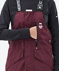 Montec Fawk W Pantalon de Ski Femme Burgundy/Black, Image 6 sur 7