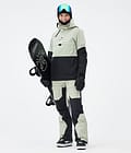 Montec Fawk W Spodnie Snowboardowe Kobiety Soft Green/Black, Zdjęcie 2 z 7