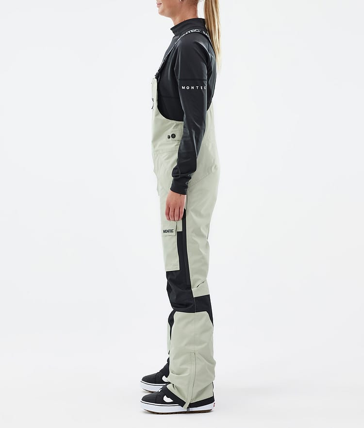 Montec Fawk W Spodnie Snowboardowe Kobiety Soft Green/Black, Zdjęcie 3 z 7