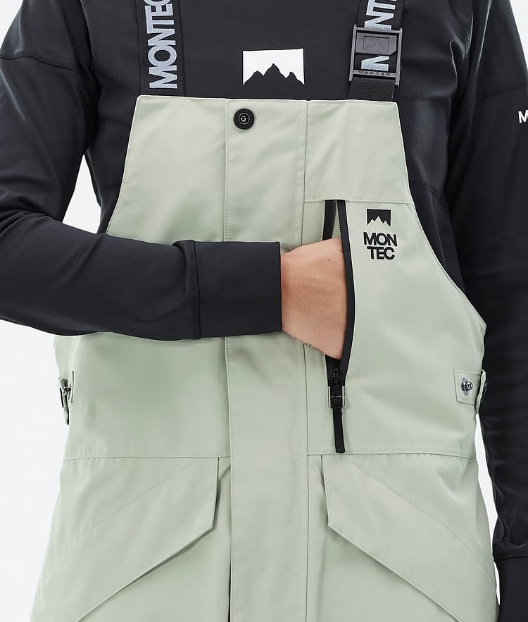 Montec Fawk W Kalhoty na Snowboard Dámské Soft Green/Black Renewed, Obrázek 6 z 7