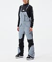 Montec Fawk W Spodnie Snowboardowe Kobiety Soft Blue/Black