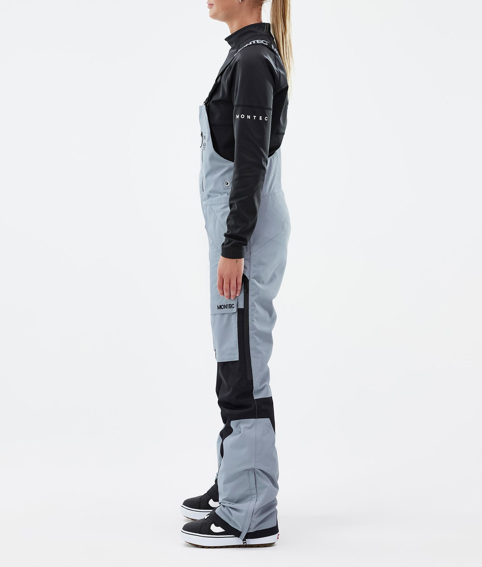 Montec Fawk W Pantalon de Snowboard Femme Soft Blue/Black, Image 3 sur 7