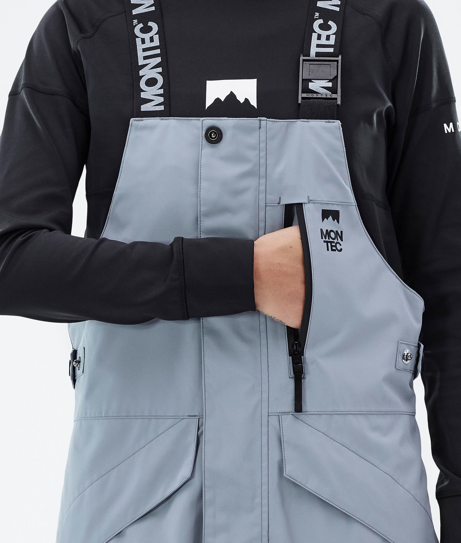Montec Fawk W Kalhoty na Snowboard Dámské Soft Blue/Black Renewed, Obrázek 6 z 7