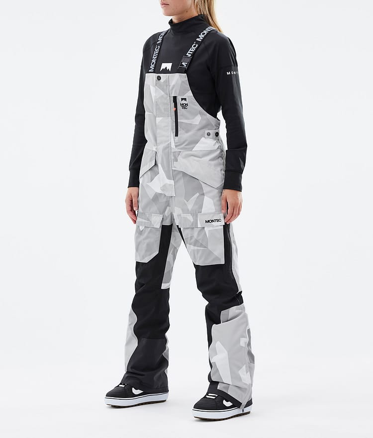 Montec Fawk W Snowboard Broek Dames Snow Camo, Afbeelding 1 van 6