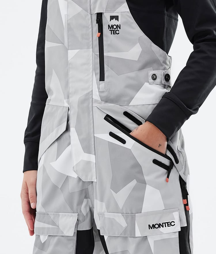 Montec Fawk W Pantaloni Sci Donna Snow Camo