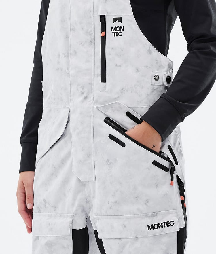 Montec Fawk W Snowboard Broek Dames White Tiedye