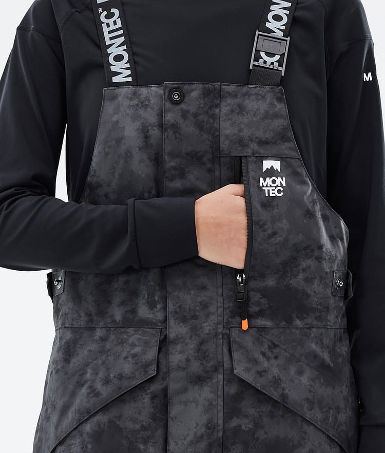 Montec Fawk W Snowboard Broek Dames Black Tiedye