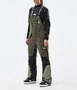 Montec Fawk W Snowboard Bukser Dame Olive Green/Black/Greenish