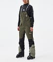 Montec Fawk W Spodnie Narciarskie Kobiety Olive Green/Black/Greenish