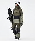 Montec Fawk W Spodnie Snowboardowe Kobiety Olive Green/Black/Greenish, Zdjęcie 2 z 7