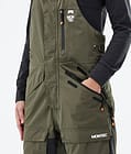 Montec Fawk W Pantalon de Snowboard Femme Olive Green/Black/Greenish, Image 5 sur 7