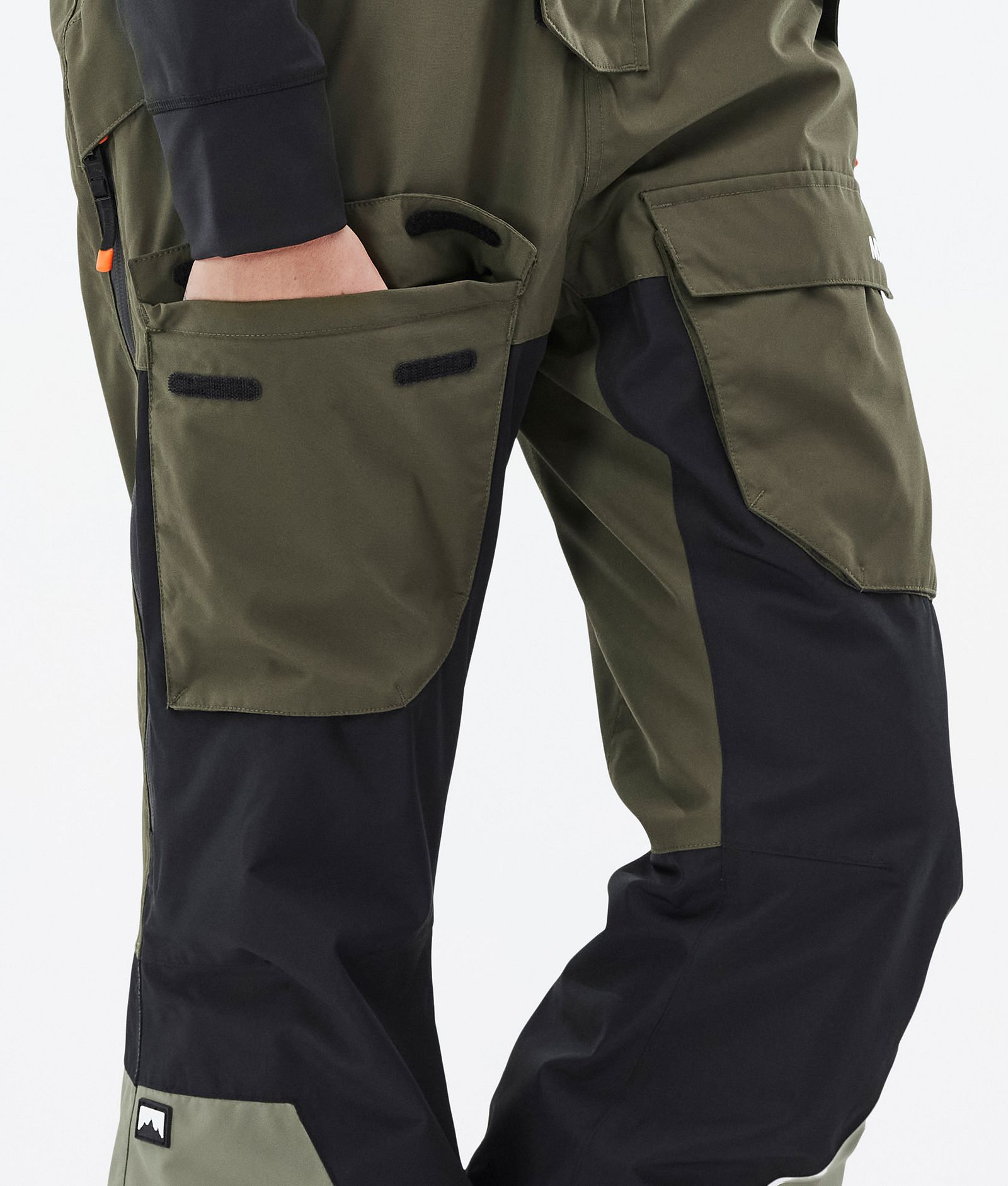 Montec Fawk W Pantalon de Snowboard Femme Olive Green/Black/Greenish, Image 7 sur 7