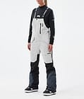 Montec Fawk W Spodnie Snowboardowe Kobiety Light Grey/Black/Metal Blue Renewed, Zdjęcie 1 z 7