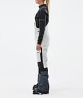 Montec Fawk W Pantalon de Ski Femme Light Grey/Black/Metal Blue, Image 3 sur 7