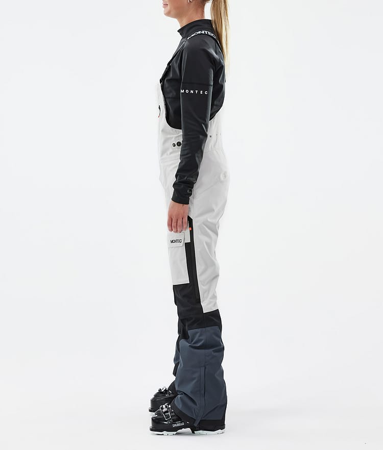 Montec Fawk W Pantalones Esquí Mujer Light Grey/Black/Metal Blue, Imagen 3 de 7