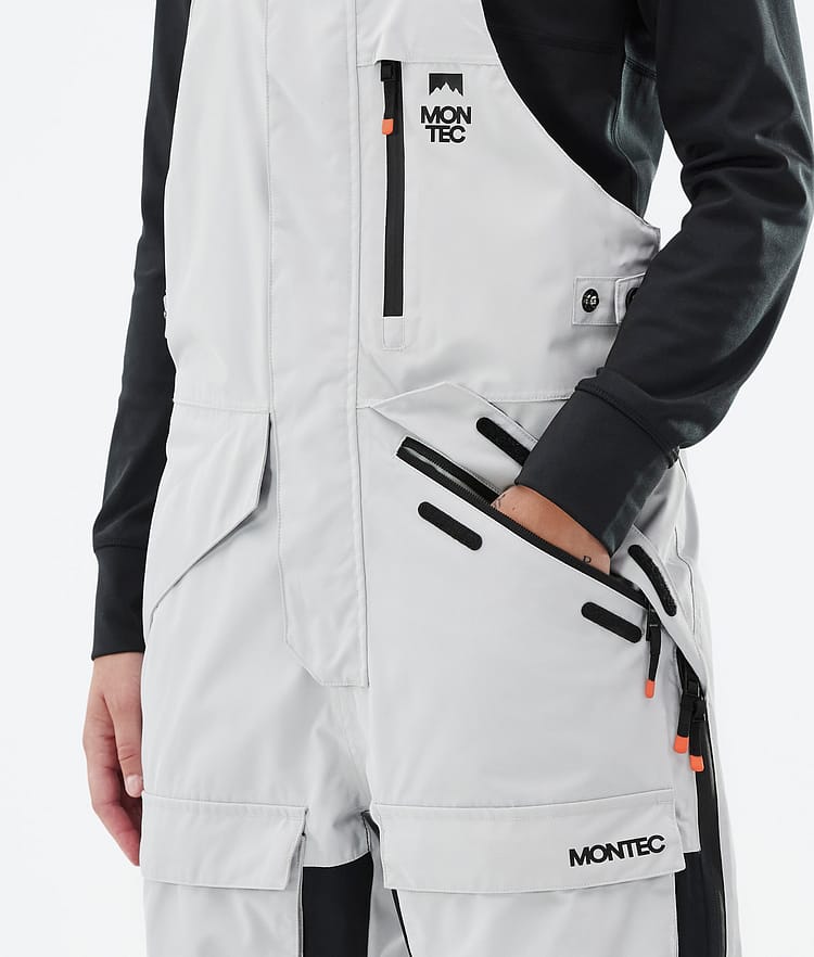 Montec Fawk W Snowboard Broek Dames Light Grey/Black/Metal Blue, Afbeelding 5 van 7