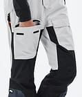 Montec Fawk W Kalhoty na Snowboard Dámské Light Grey/Black/Metal Blue, Obrázek 7 z 7