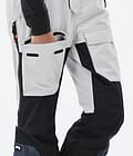 Montec Fawk W Spodnie Snowboardowe Kobiety Light Grey/Black/Metal Blue, Zdjęcie 7 z 7