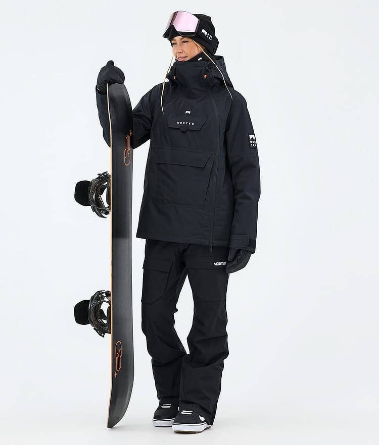 Montec Kirin W Pantalon de Snowboard Femme Black, Image 2 of 6