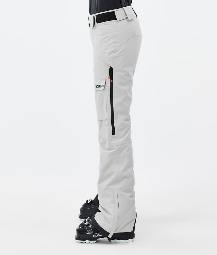 Montec Kirin W Pantalon de Ski Femme Light Grey, Image 3 sur 6