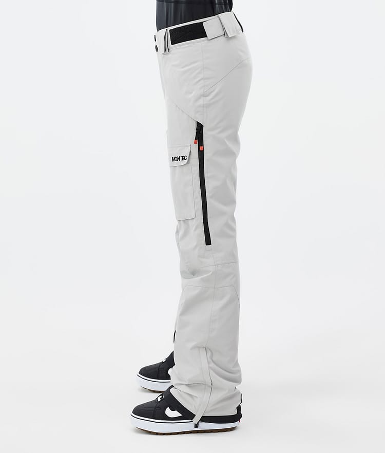 Montec Kirin W Pantalon de Snowboard Femme Light Grey, Image 3 sur 6
