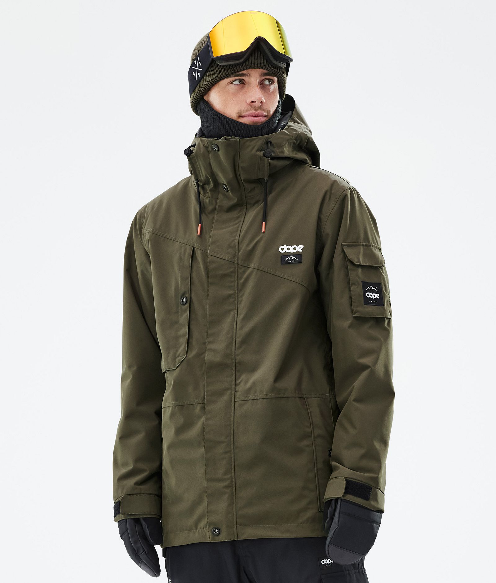 Dope Adept Snowboardjacke Herren Olive Green Renewed, Bild 1 von 9