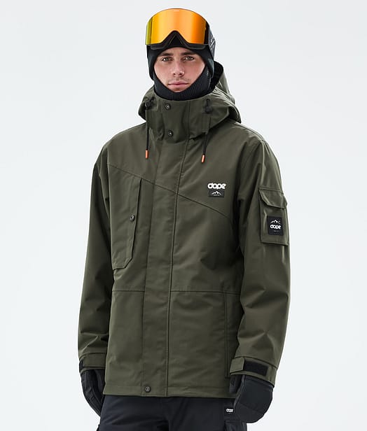 Dope Adept Snowboard Jacket Men Olive Green