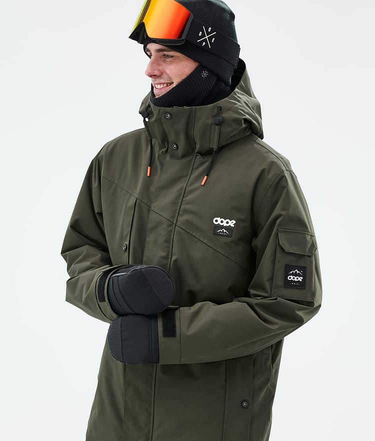 Dope Adept Ski Jacket Men Olive Green, Image 2 of 9
