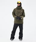 Dope Adept Snowboardjakke Herre Olive Green Renewed, Billede 2 af 9