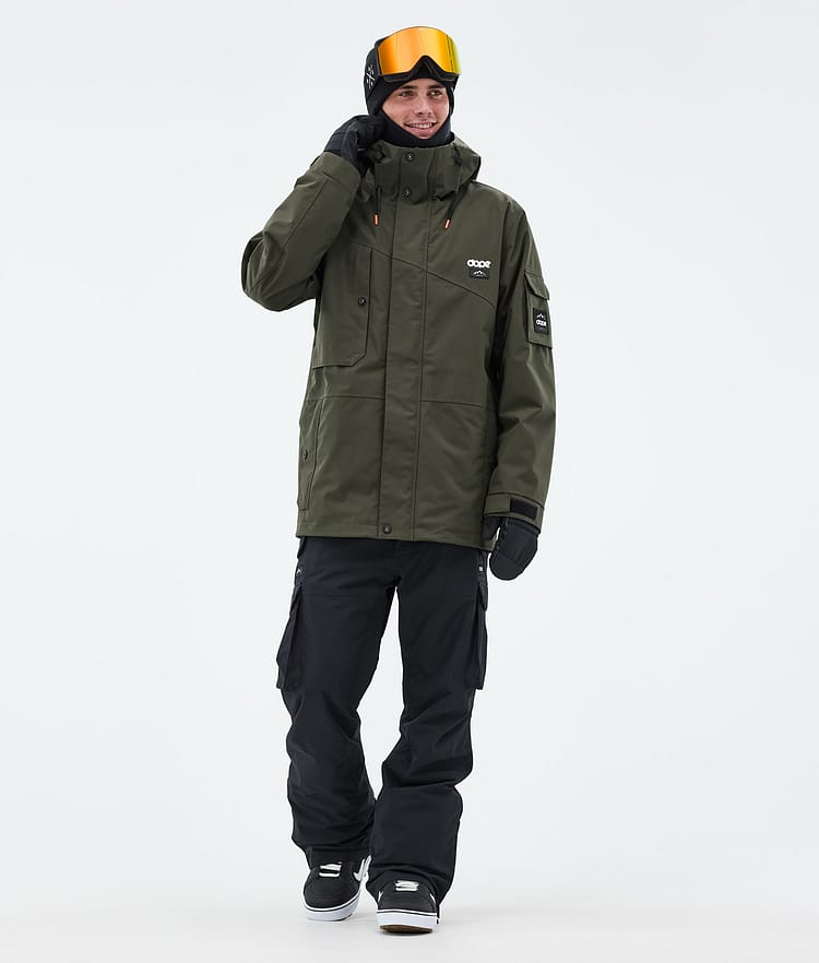 Dope Adept Snowboard jas Heren Olive Green, Afbeelding 3 van 9