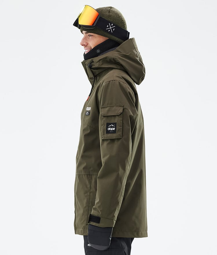 Dope Adept Giacca Snowboard Uomo Olive Green Renewed, Immagine 6 di 9