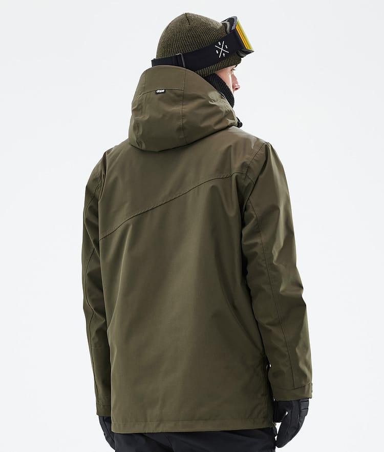 Dope Adept Snowboard Jacket Men Olive Green Renewed