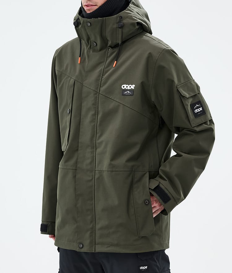 Dope Adept Ski Jacket Men Olive Green, Image 8 of 9