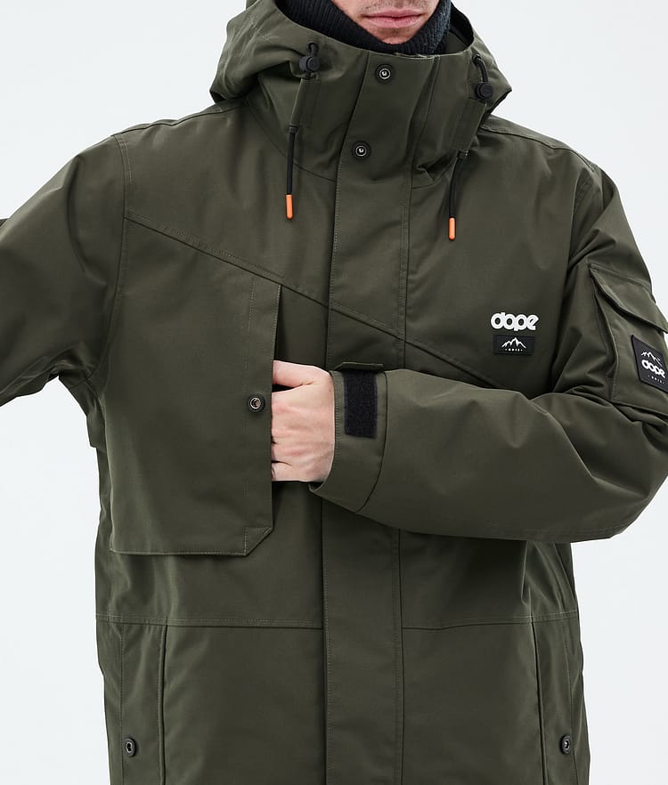 Dope Adept Ski Jacket Men Olive Green, Image 9 of 9