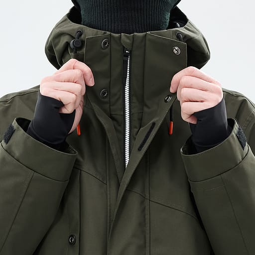 Front Zipper with Double Plackets Main Product Details Image,
