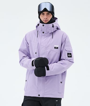 Dope Adept Snowboard Jacket Men Faded Violet Renewed