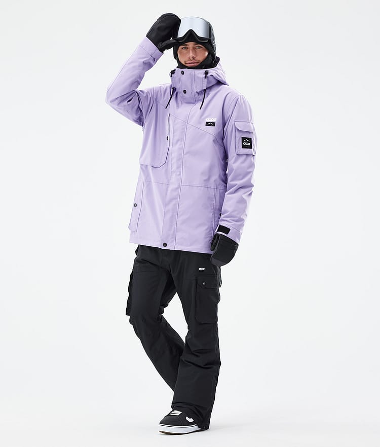 Dope Adept Snowboardjakke Herre Faded Violet Renewed, Billede 3 af 9