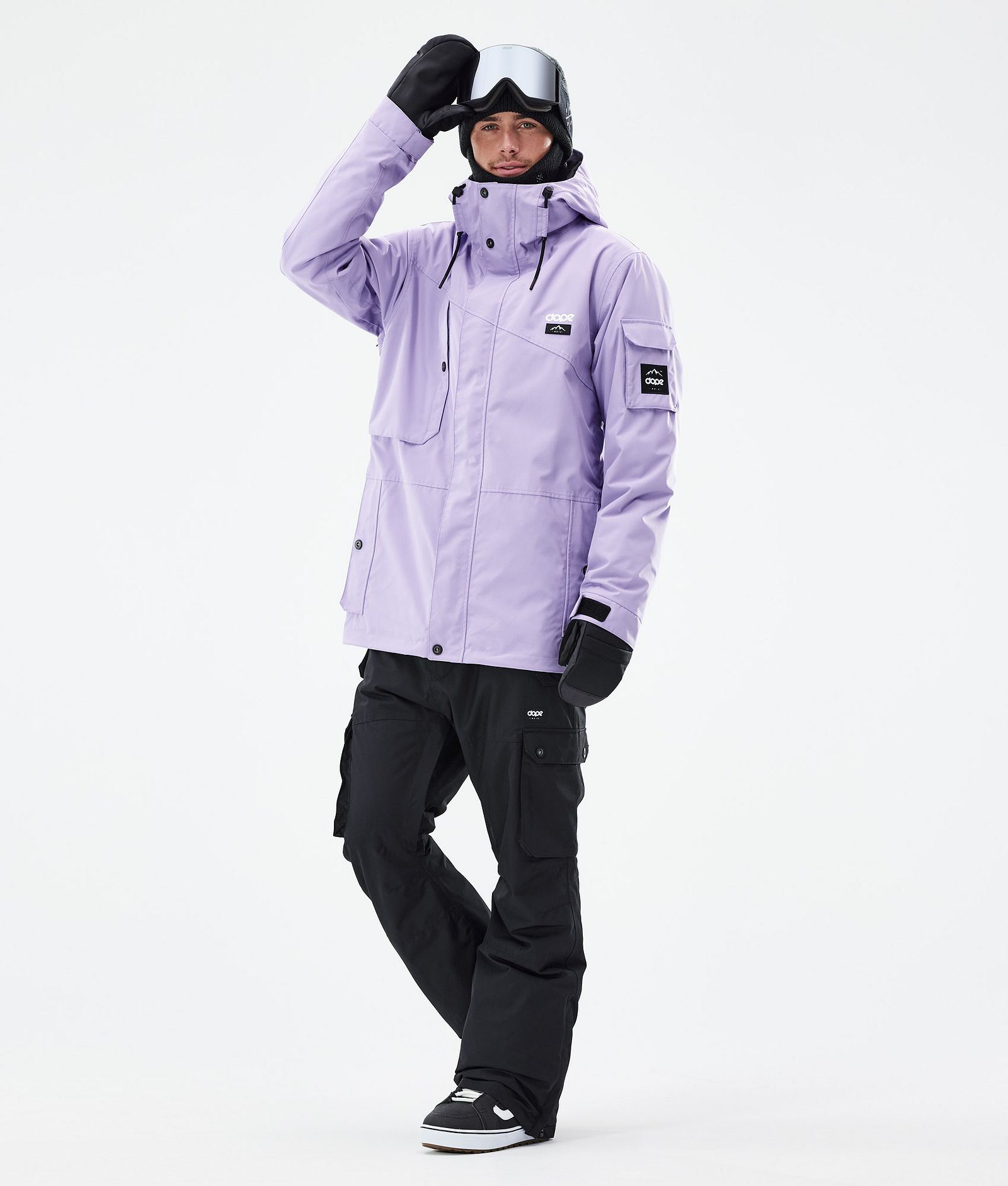 Dope Adept Snowboardjakke Herre Faded Violet Renewed, Billede 2 af 9