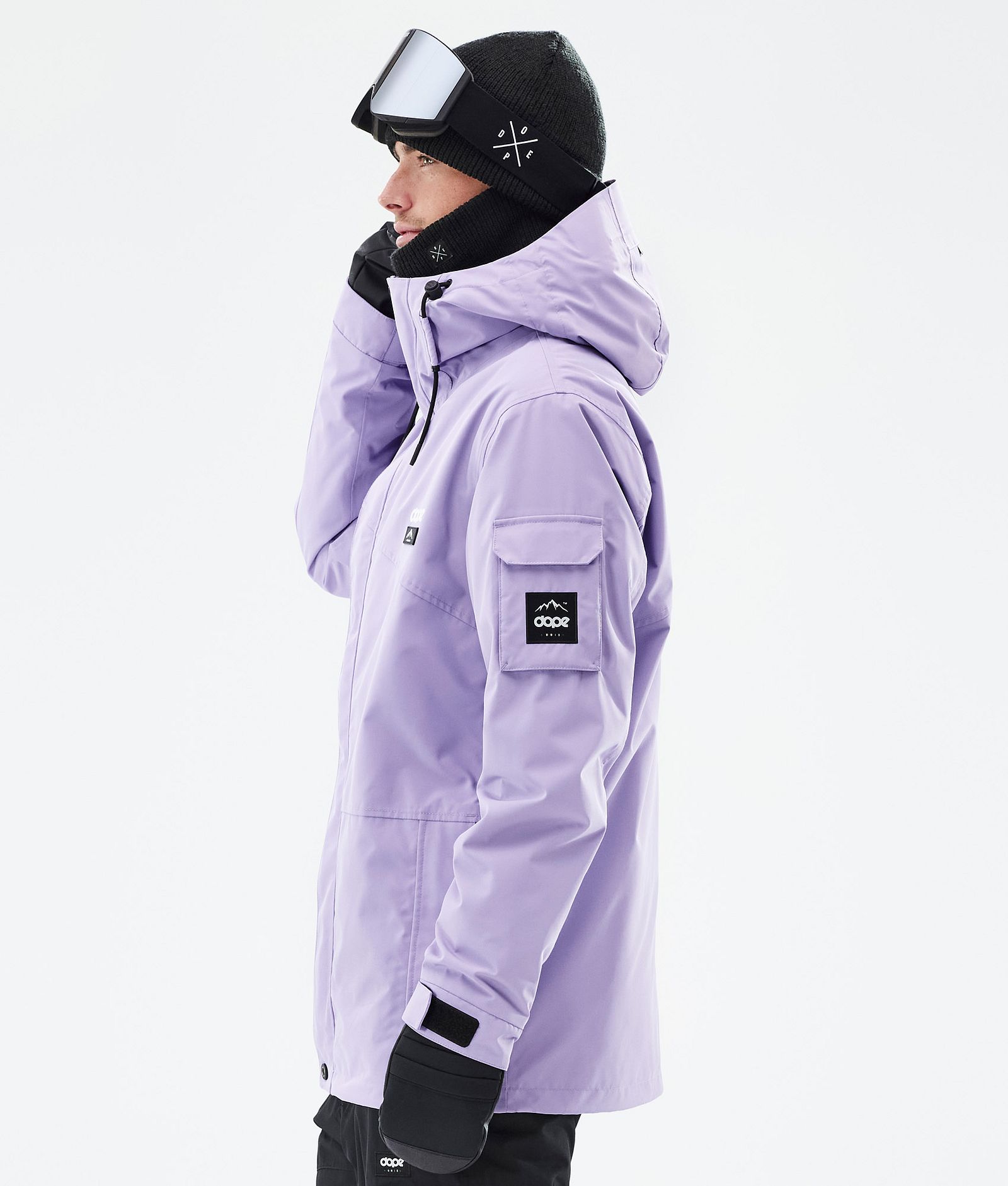 Dope Adept Giacca Snowboard Uomo Faded Violet Renewed, Immagine 5 di 9