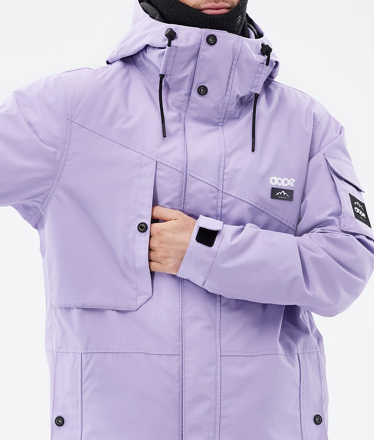 Dope Adept Giacca Snowboard Uomo Faded Violet Renewed, Immagine 9 di 9
